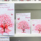 Personalised Mother's Day Card Blossom Tree