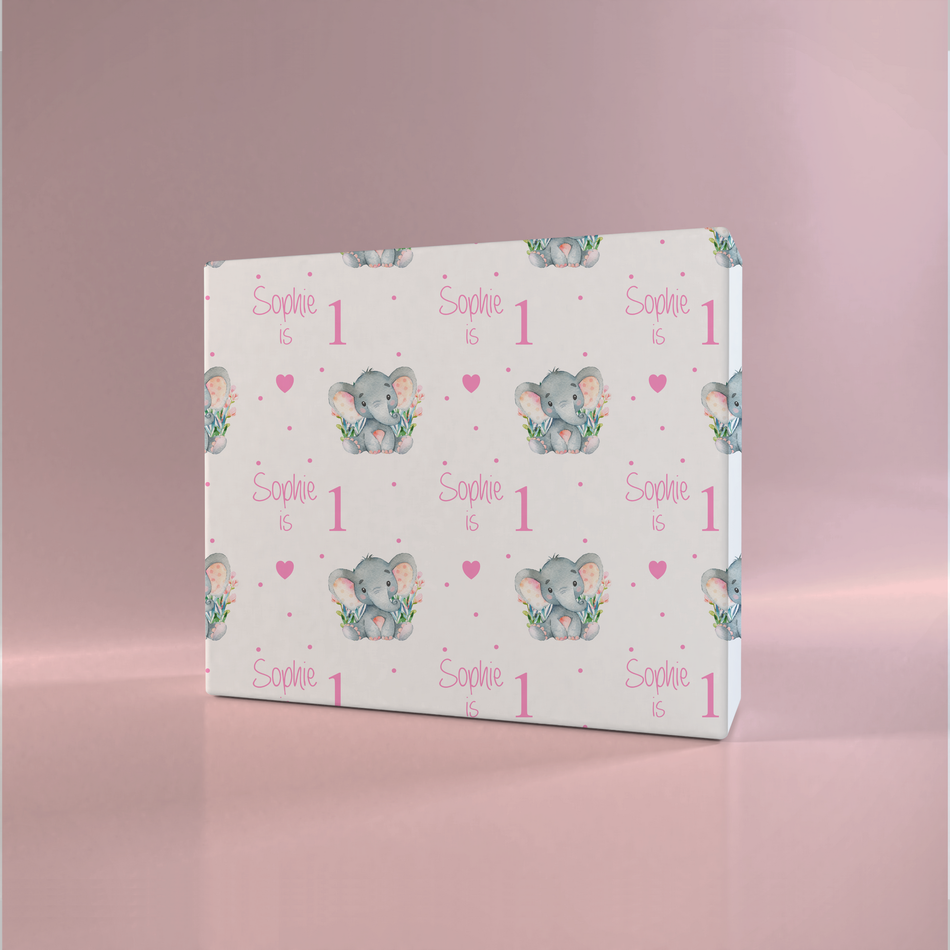 a box with a picture of an elephant on it