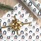 Personalised Christmas Wrapping Paper Teddy Bear Sleigh