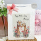 Personalised Mother's Day Card Giraffe