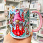 Personalised Christmas Gonk Mug, Stocking Filler, Christmas Eve Box, Hot Chocolate Mug