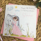 Personalised Birthday Card Horse & Girl