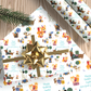 Personalised Birthday Wrapping Paper Cute Dogs Party Hat