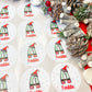 Personalised Christmas Stickers, Gift Labels, , Festive Name Stickers, Custom Present Tag, Christmas Eve Box Ideas, Santa Stocking Filler