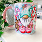 Personalised Christmas Gonk Mug, Stocking Filler, Christmas Eve Box, Hot Chocolate Mug