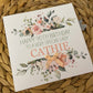 Personalised Birthday Card Floral Spray
