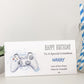 Personalised Birthday Card Wallet Gift Voucher Gaming X Box