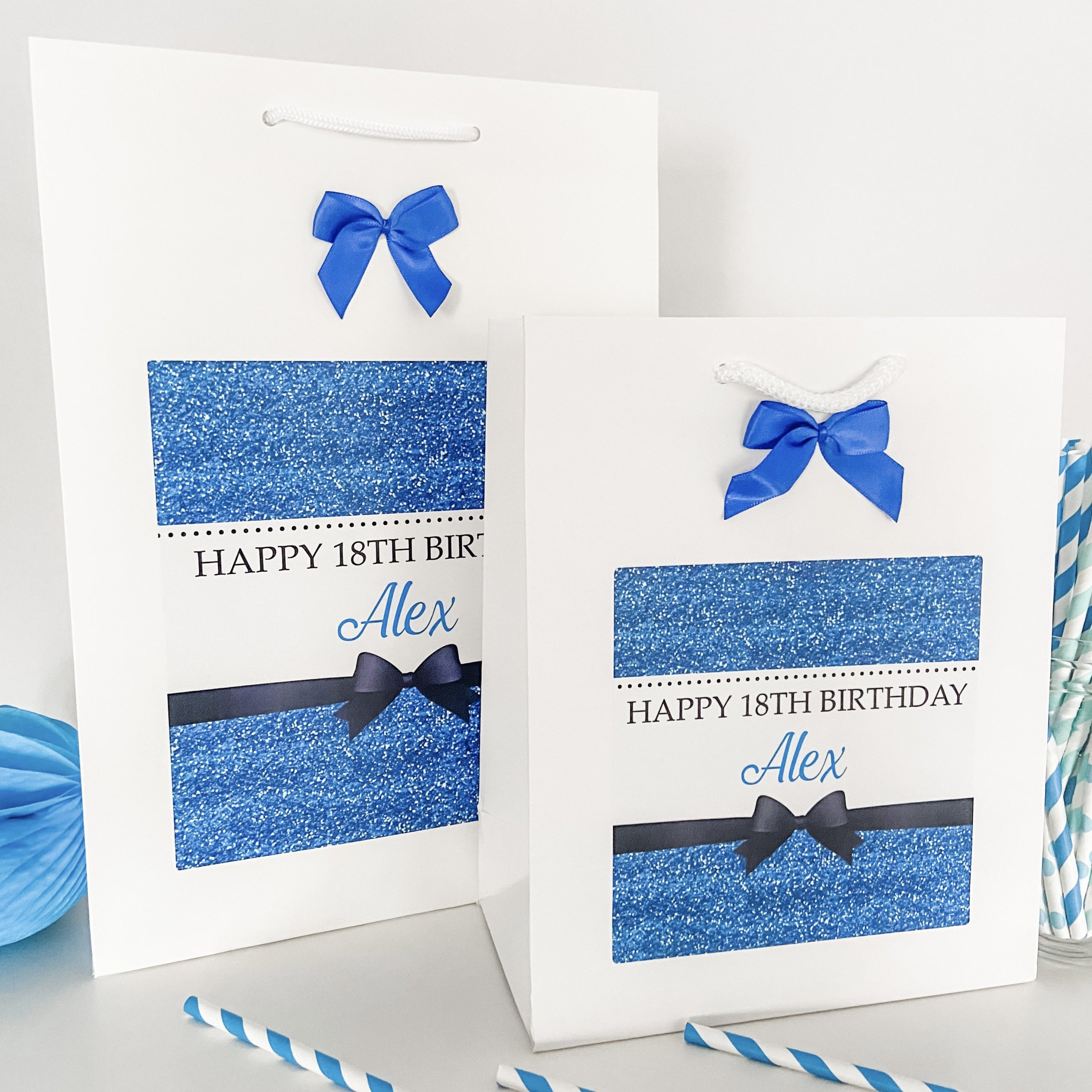 Personalised 18th online birthday gift bags