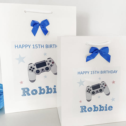 Personalised Birthday Gift Bag Gaming