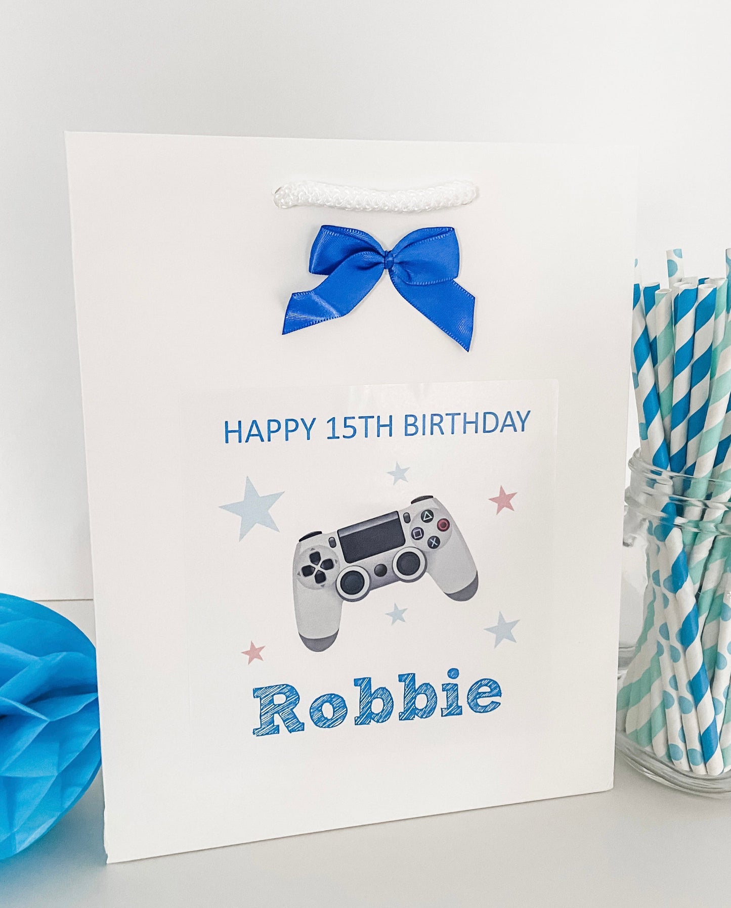 Personalised Birthday Gift Bag Gaming
