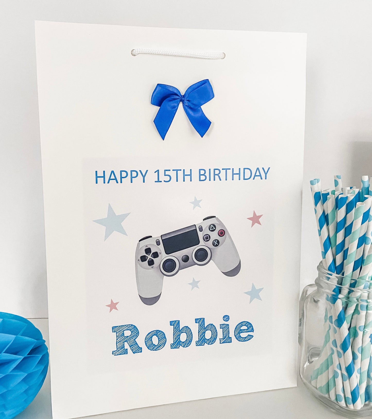 Personalised Birthday Gift Bag Gaming