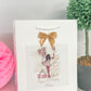 Personalised Birthday Gift Bag Girl Balloons - 4 Hair Colour Options