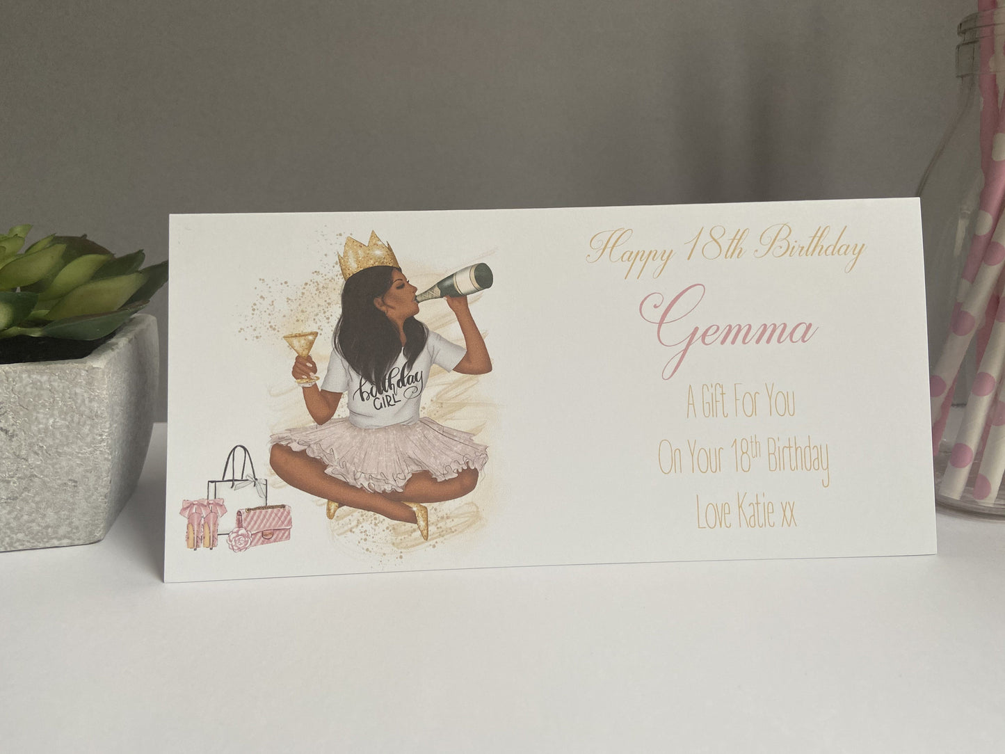 Personalised Birthday Gift Wallet Girl
