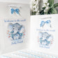Personalised Congratulations New Baby Boy Gift Bag Watercolour Elephant