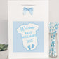 Personalised Congratulations New Baby Boy Gift Bag Baby Grow