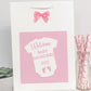 Personalised Congratulations New Baby Girl Gift Bag Baby Grow