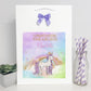 Personalised Congratulations New Baby Big Sister Gift Bag Unicorn