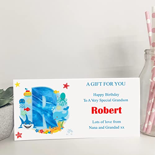Personalised Birthday Card Money Gift Wallet Voucher Boy Girl