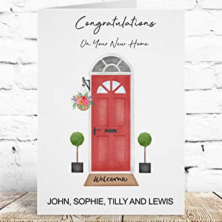 Personalised Congratulations on Your New Home Card