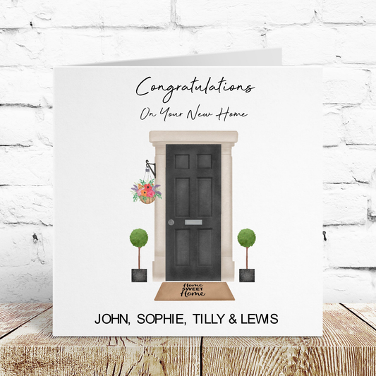 Personalised Congratulations on Your New Home Card