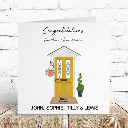 Personalised Congratulations on Your New Home Card