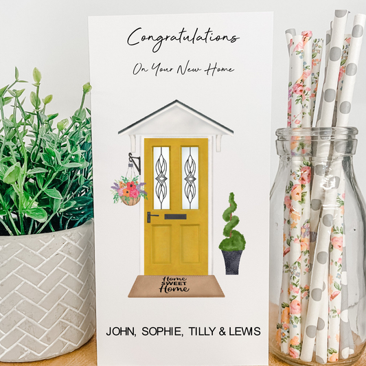 Personalised New Home Card Money Gift Wallet Voucher