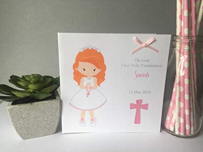 Personalised First Holy Communion Card