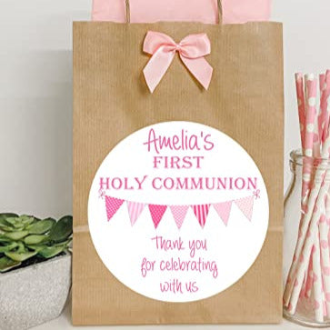 Personalised First Holy Communion Favour Thank You Gift Bag For Girl