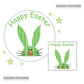 Personalised Matt Easter Bunny Stickers for Crafts