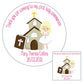 Personalised Communion Stickers For Girls