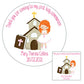 Personalised Communion Stickers For Girls