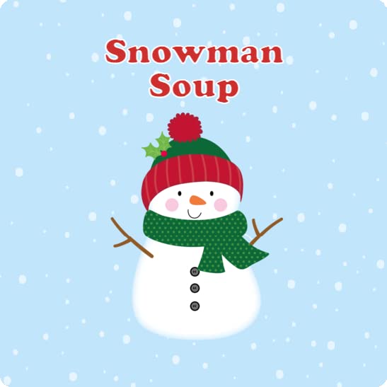 Christmas Stickers for Hot Chocolate Cone Gift Crafts Favours