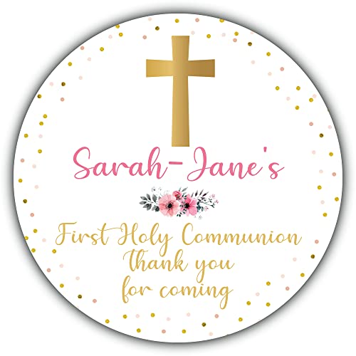 Personalised First Holy Communion Party Stickers