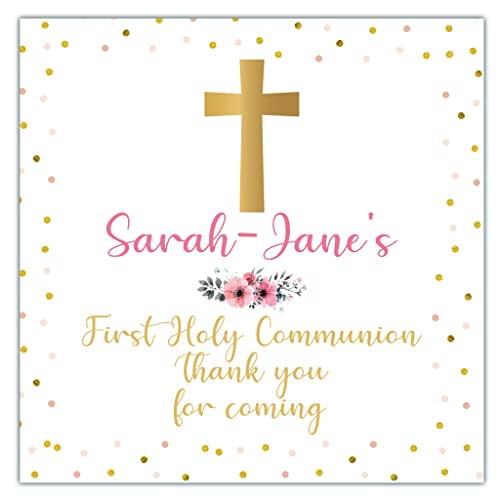 Personalised First Holy Communion Party Stickers