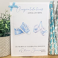 Personalised Congratulations New Baby Card For Parents Grandparents Boy
