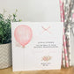 Personalised Congratulations New Baby Card For Parents Grandparents Daughter Granddaughter Girl Pink