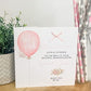 Personalised Congratulations New Baby Card For Parents Grandparents Daughter Granddaughter Girl Pink
