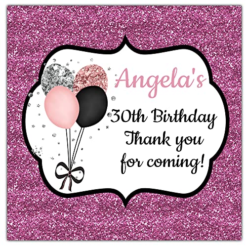 Personalised Birthday Party Stickers