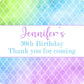 Personalised Birthday Party Stickers