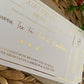Personalised Foil Voucher Christmas Gift Card Afternoon Tea Present Surprise Reveal