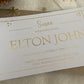 Personalised Foil Voucher Christmas Gift Card Concert Ticket Present Surprise Reveal