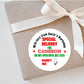 Personalised Christmas Stickers for Gift Tags Name Labels Present Wrapping