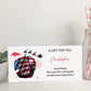 Personalised Christmas Card Money Gift Wallet Travel Voucher New York Big Apple