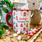 Personalised Christmas Gonk Mug, Stocking Filler, Christmas Eve Box, Hot Chocolate Mug