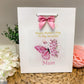 Personalised Mother's Day Card Butterfly