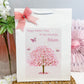 Personalised Mother's Day Card Blossom Tree