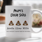 Personalised Mother's Day Mug | Mum's Little Shits | Funny Mug | Rude Mug