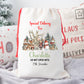 Personalised Christmas Santa Sack For Children Woodland Forest Animals