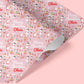 Personalised Christmas Wrapping Paper Pink Polka Dot Santa Snowman Elf