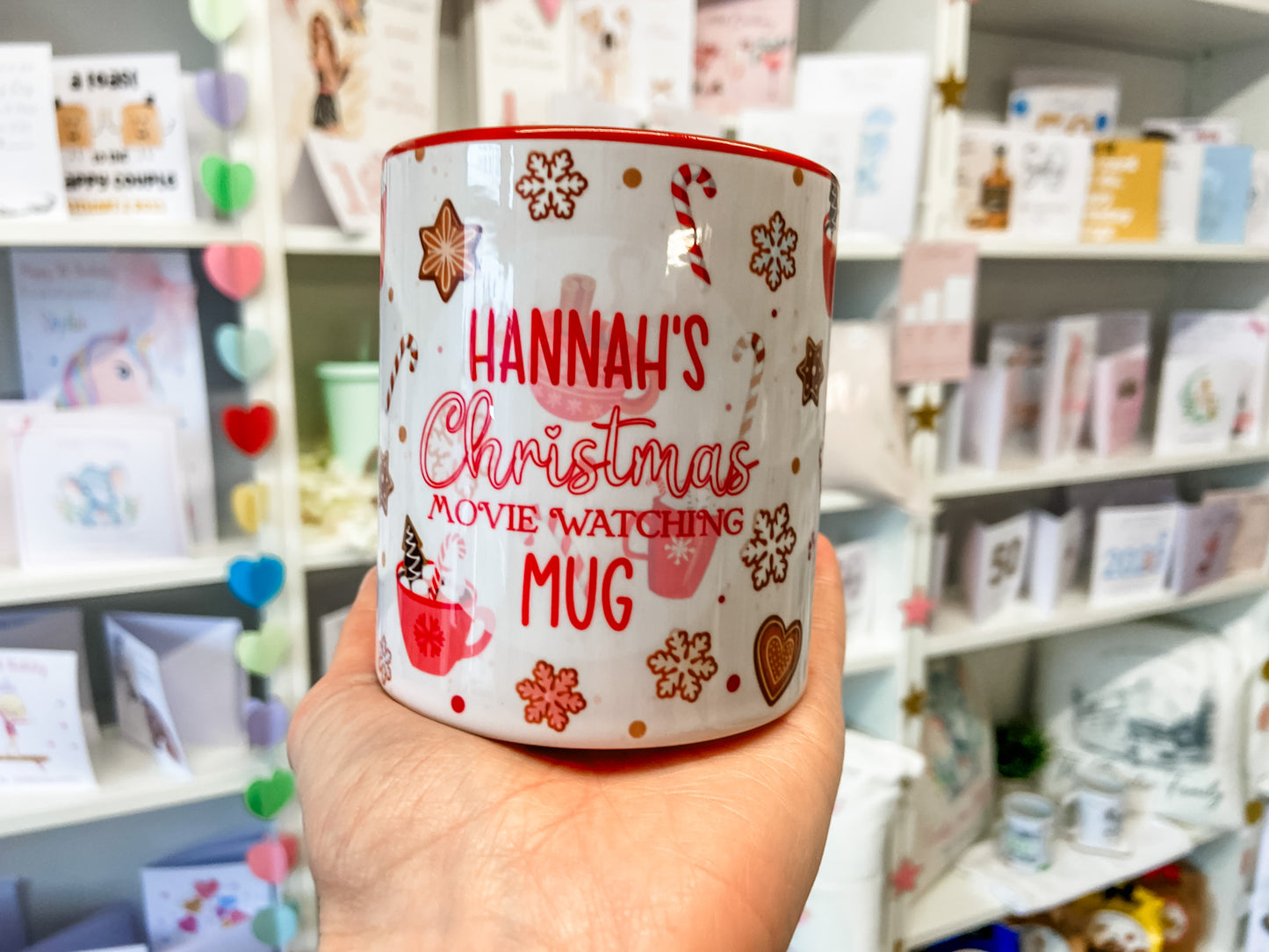 Personalised Christmas Mug, Stocking Filler, Christmas Eve Box, Hot Chocolate Mug